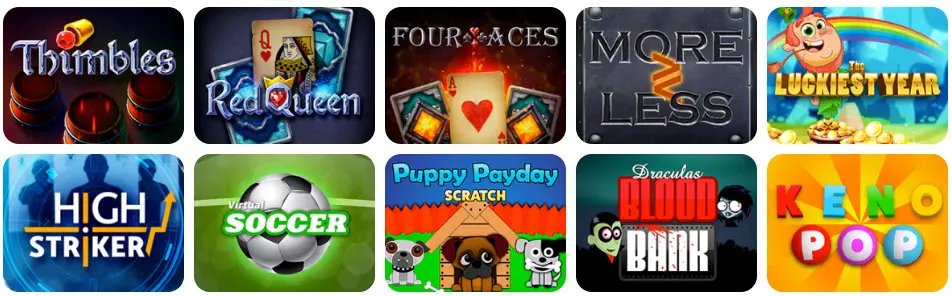 Jeux en ligne WINORIO CASINO