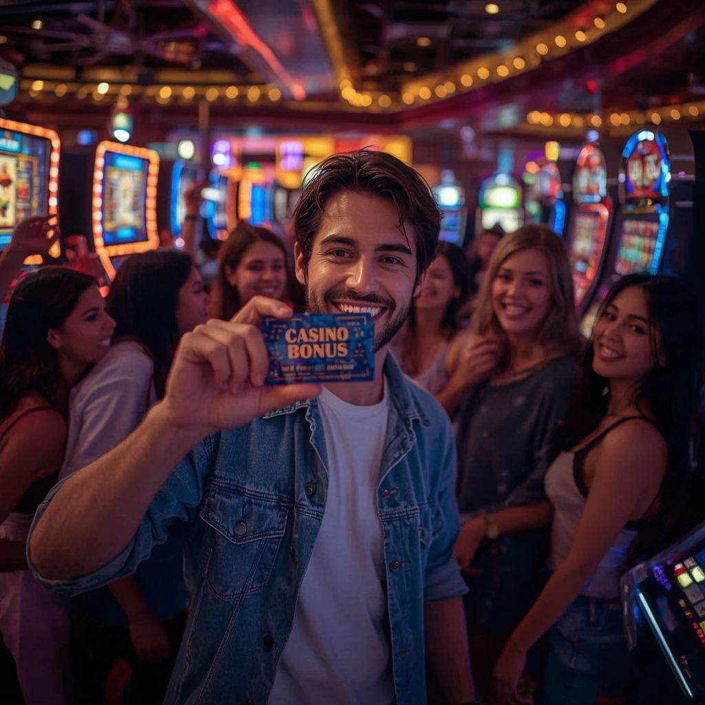 a person with a casino bonus WINORIO CASINO