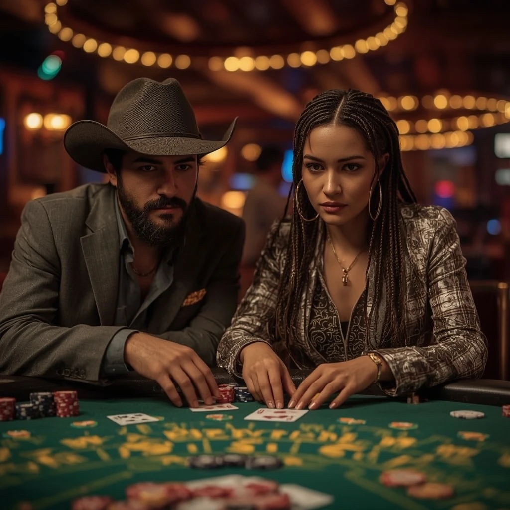 photo de deux joueurs de poker WINORIO CASINO